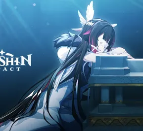 Постер Genshin Impact: Лаццо в зимней ночи